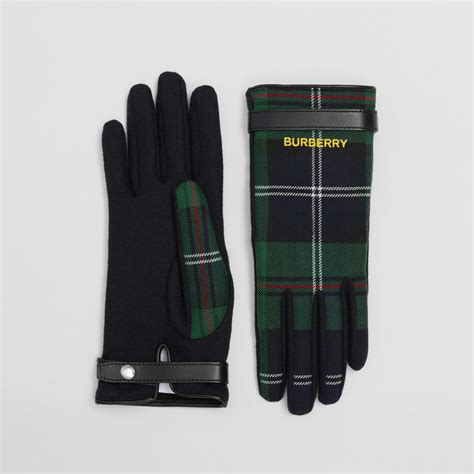 burberry cashmere gloves with check trim|Check Cashmere Blend Gloves in Shrew .